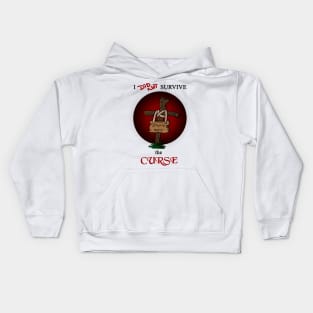 I did not survive the Curse - zombie black Kids Hoodie